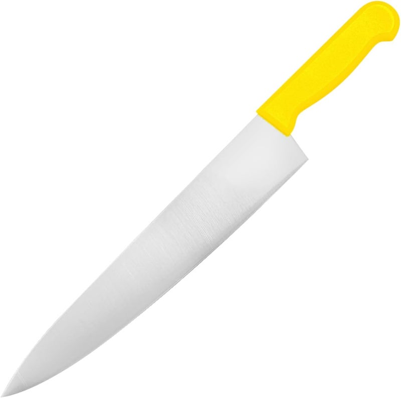 Kitchen Master 12 Inch Stainless Steel Professional Chef Knife (Yellow) - Image 1